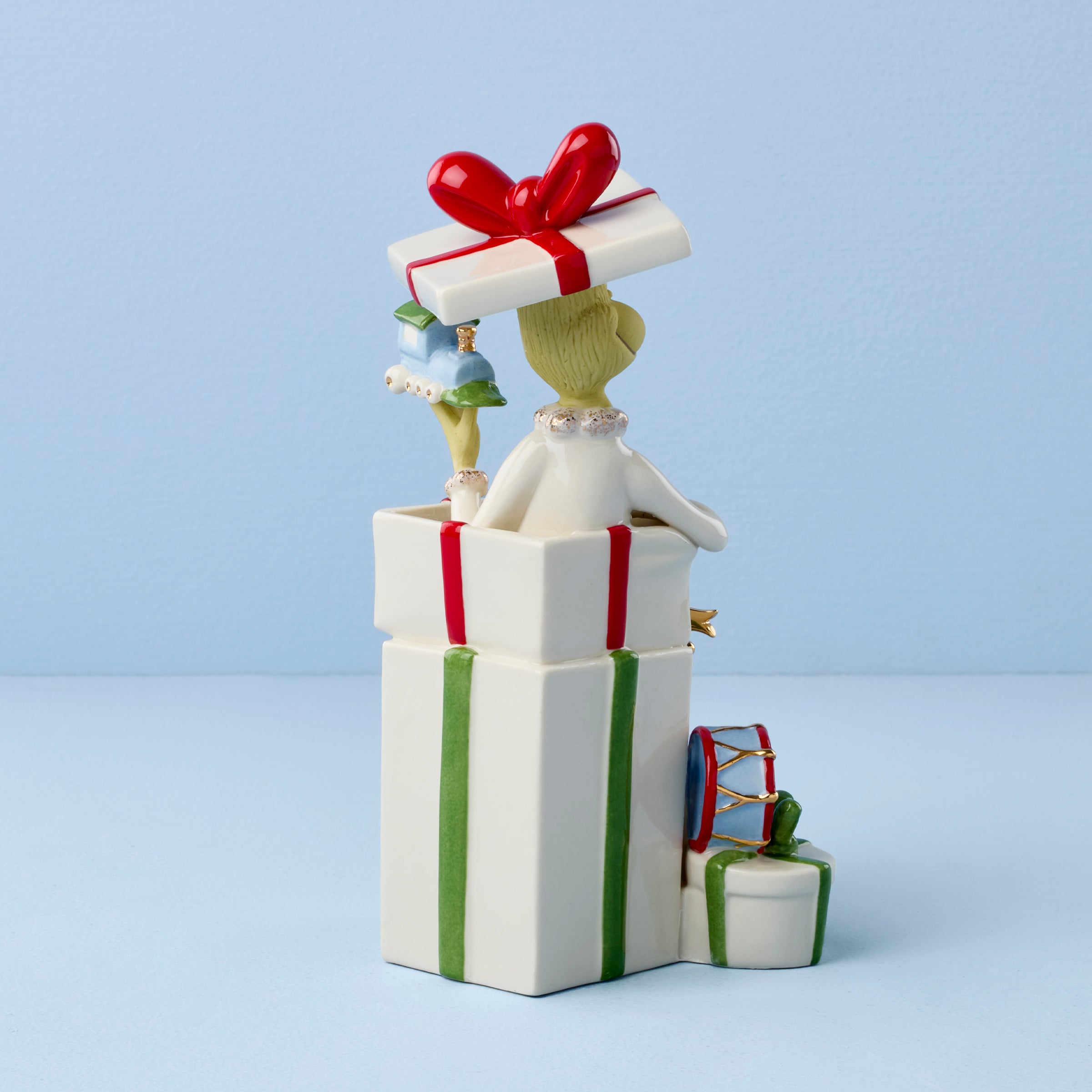 Lenox Heritage Lenox Heritage Grinch Gets The Gifts Figurine - Image 2