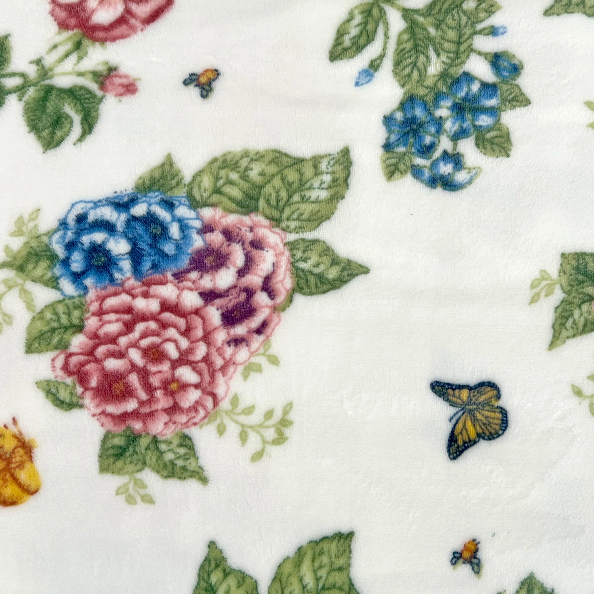Lenox Heritage Lenox Heritage Butterfly Meadow Hydrangea Throw Blanket - Image 4