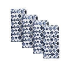 Lenox Heritage Lenox Heritage Blue Bay Diamond Dinner Napkins, Set of 4