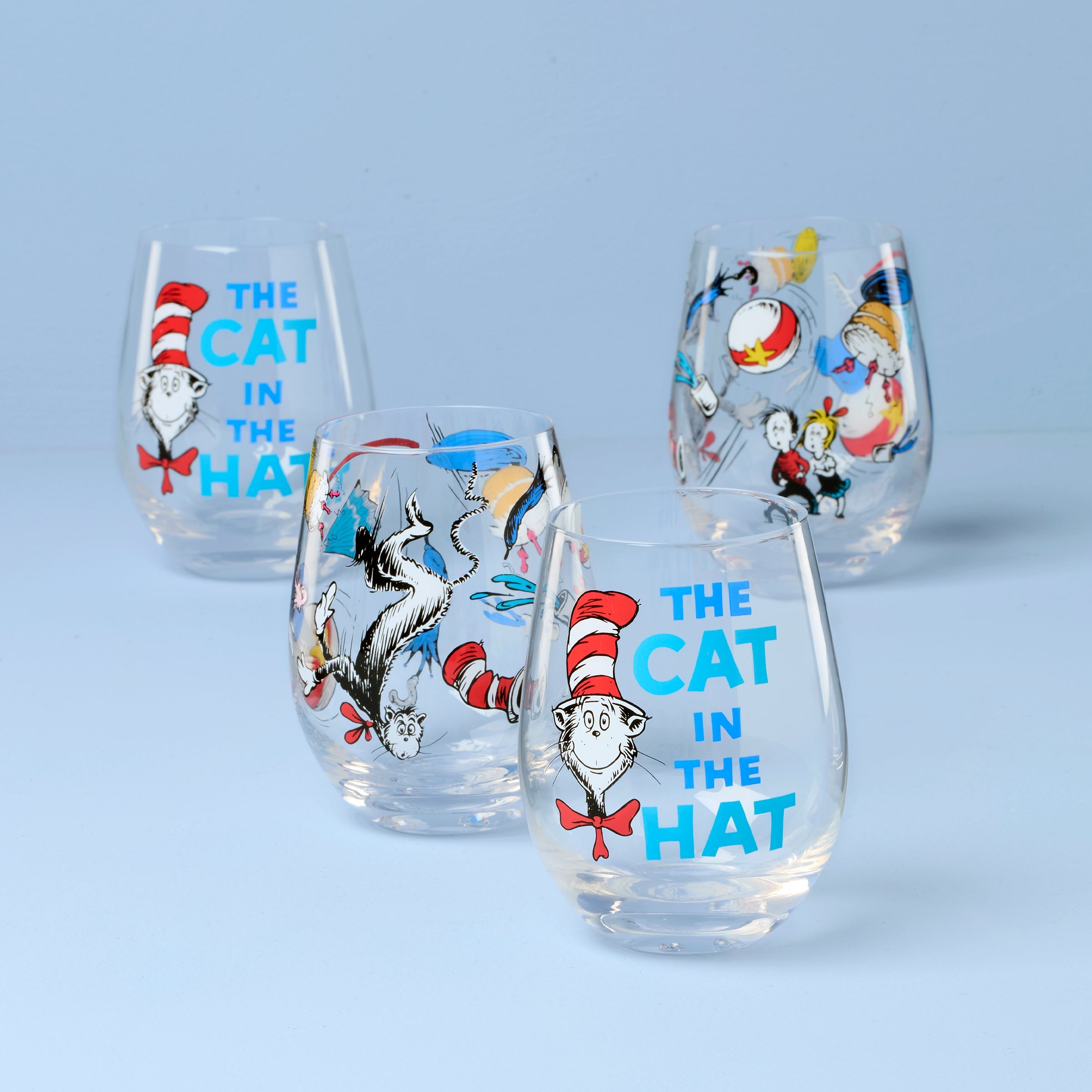 Lenox Heritage Lenox Heritage Cat In The Hat Tumblers, Set of 4