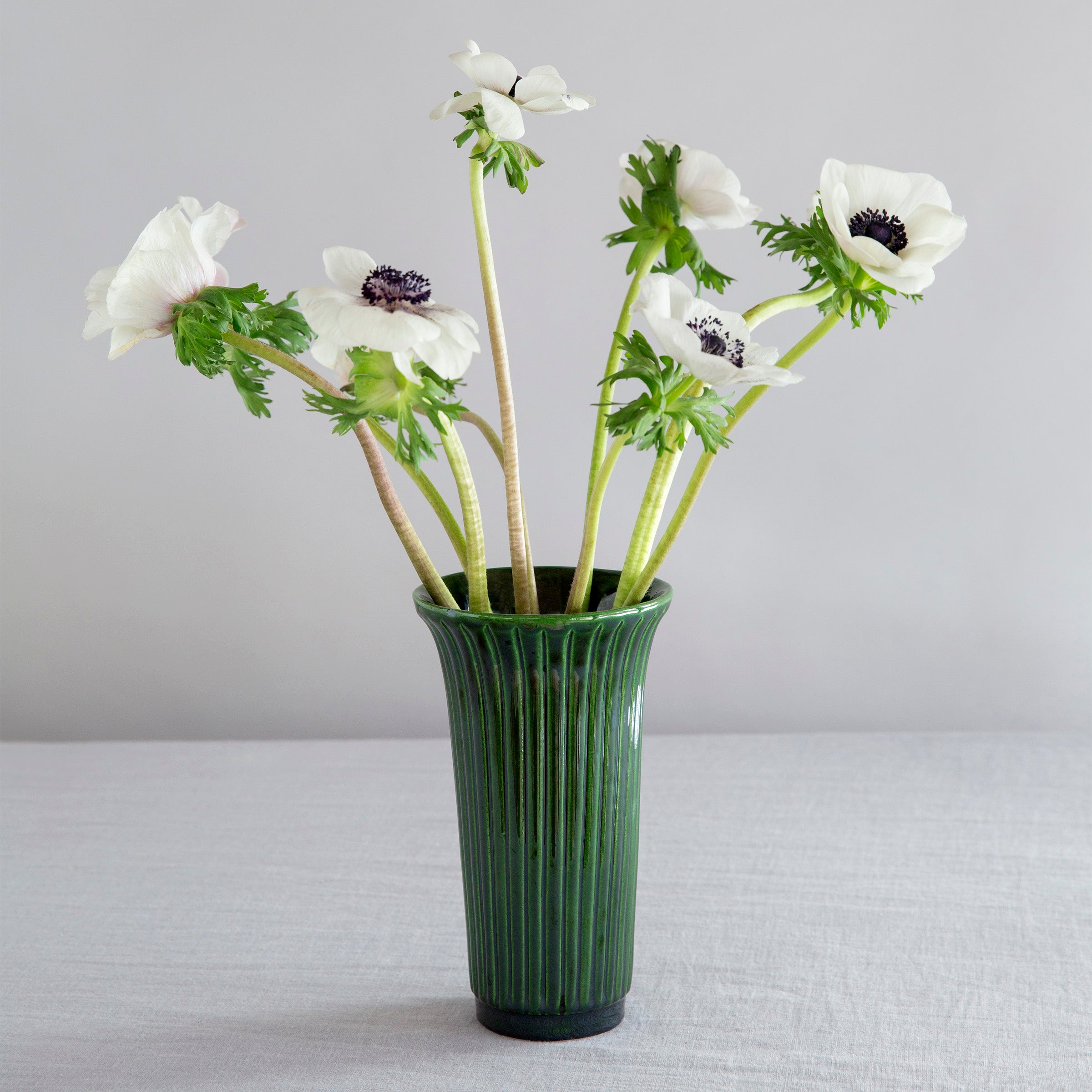Lenox Heritage Lenox Heritage Daisy Emerald Green Glazed Vase - Image 4