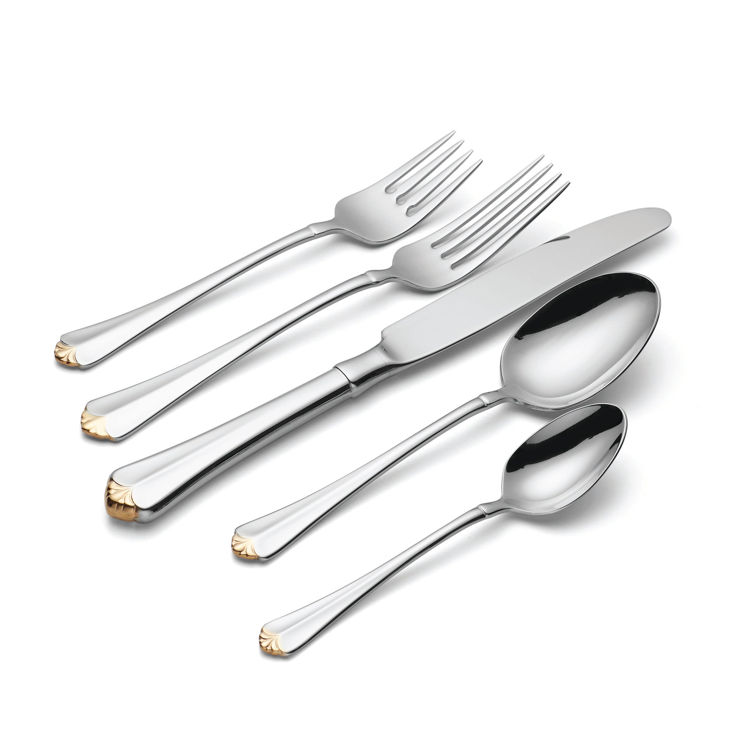 Lenox Heritage Lenox Heritage Golden Juilliard 20-Piece Flatware Set - Image 3