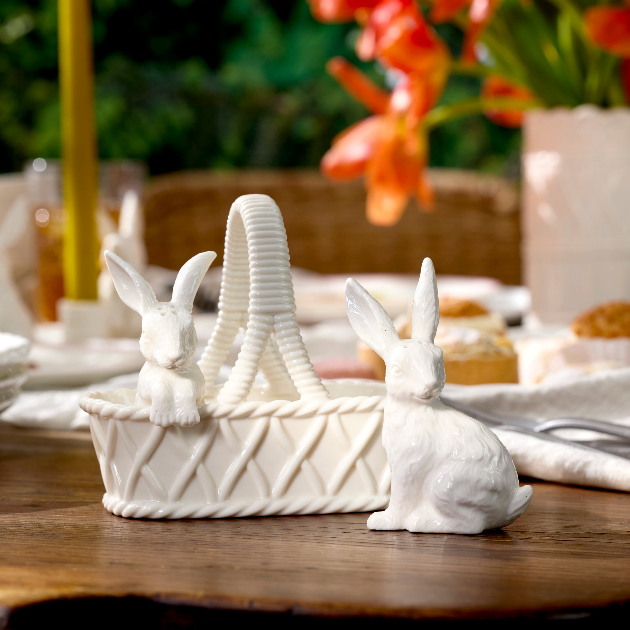 Lenox Heritage Lenox Heritage Wicker Creek Bunny Salt & Pepper Set - Image 2