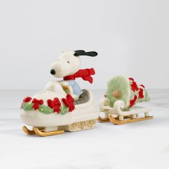 Lenox Heritage Lenox Heritage Snowmobiling with Snoopy Figurine