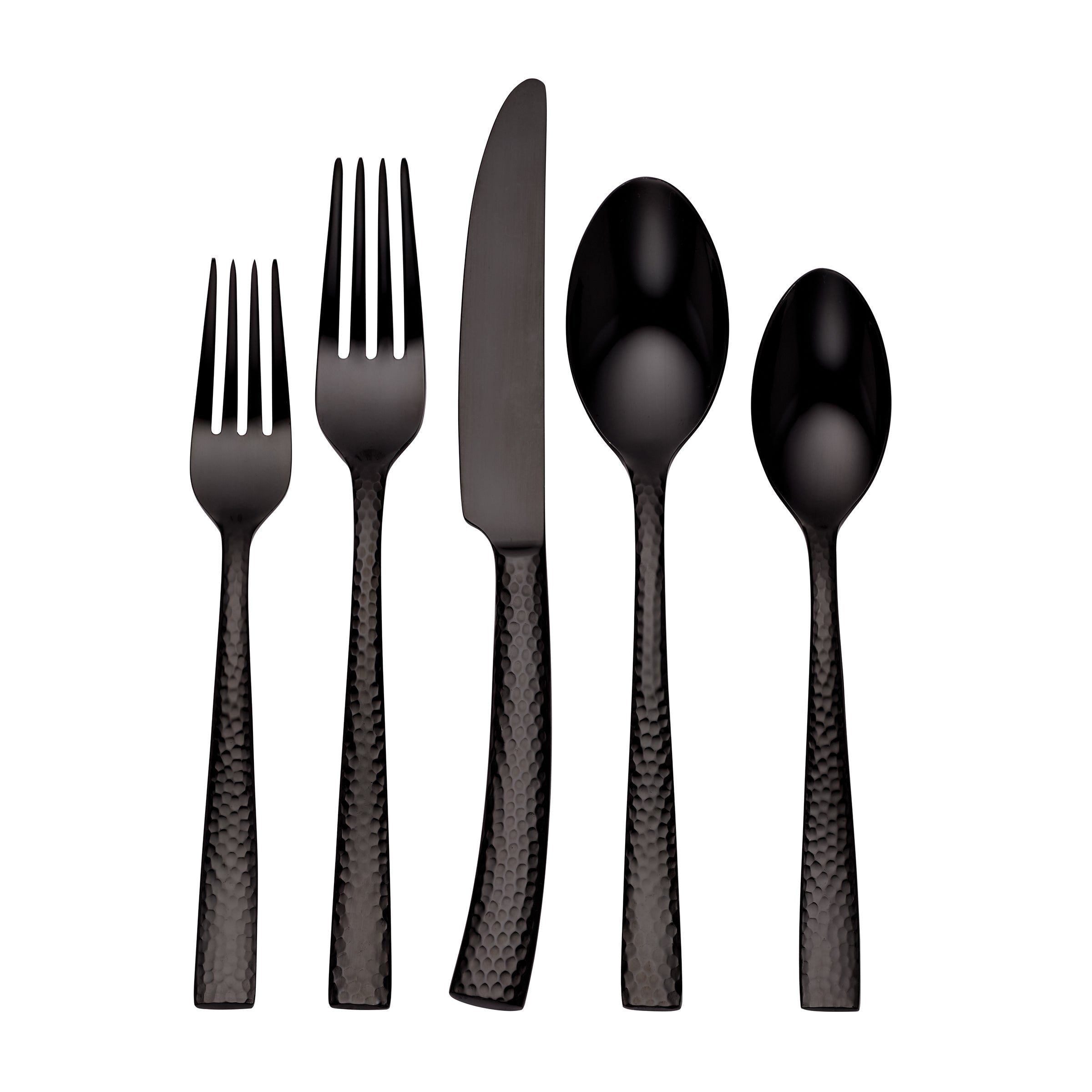 Lenox Heritage Lenox Heritage Paris Hammered Gunmetal Titanium 20-Piece Flatware Set