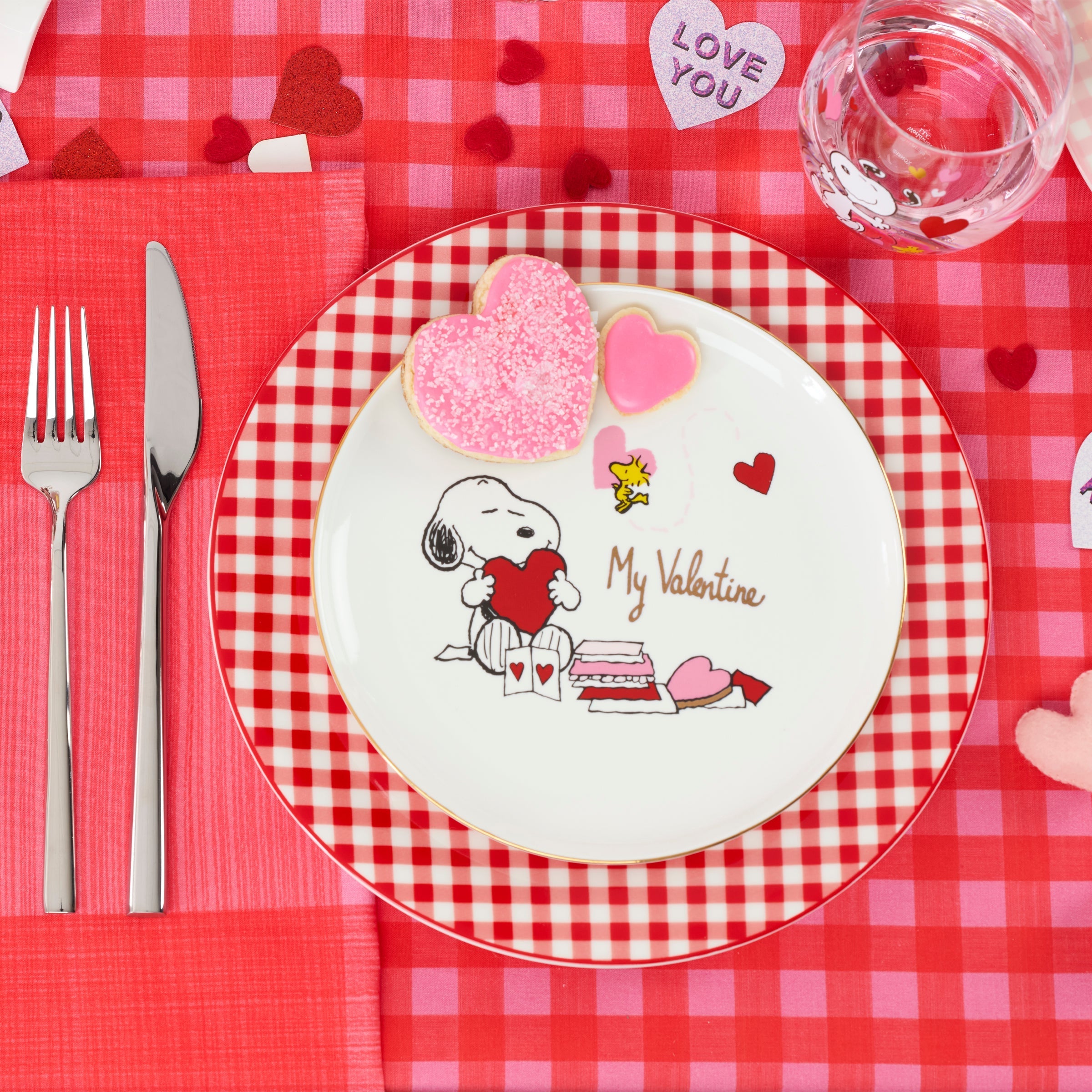 Lenox Heritage Lenox Heritage Gingham Red Dinner Plates, Set of 4 - Image 3