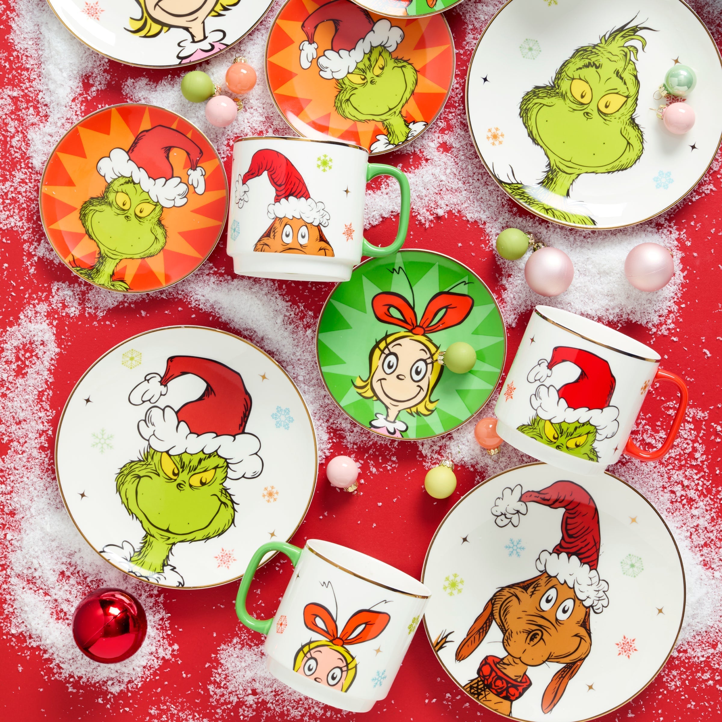 Lenox Heritage Lenox Heritage Merry Grinchmas Stackable Mugs, Set of 4 - Image 4