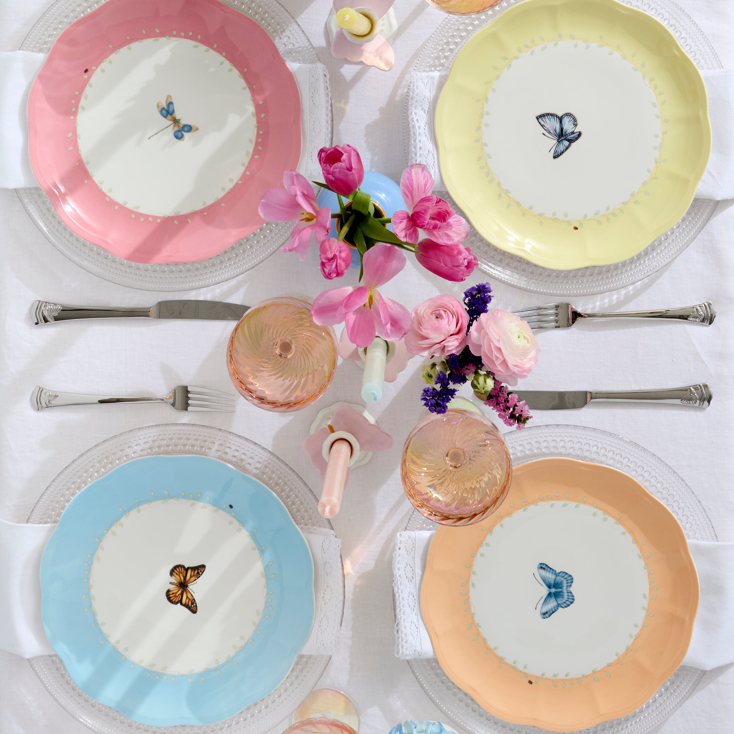 Lenox Heritage Lenox Heritage Butterfly Meadow Colors 18-Piece Dinnerware Set - Image 4