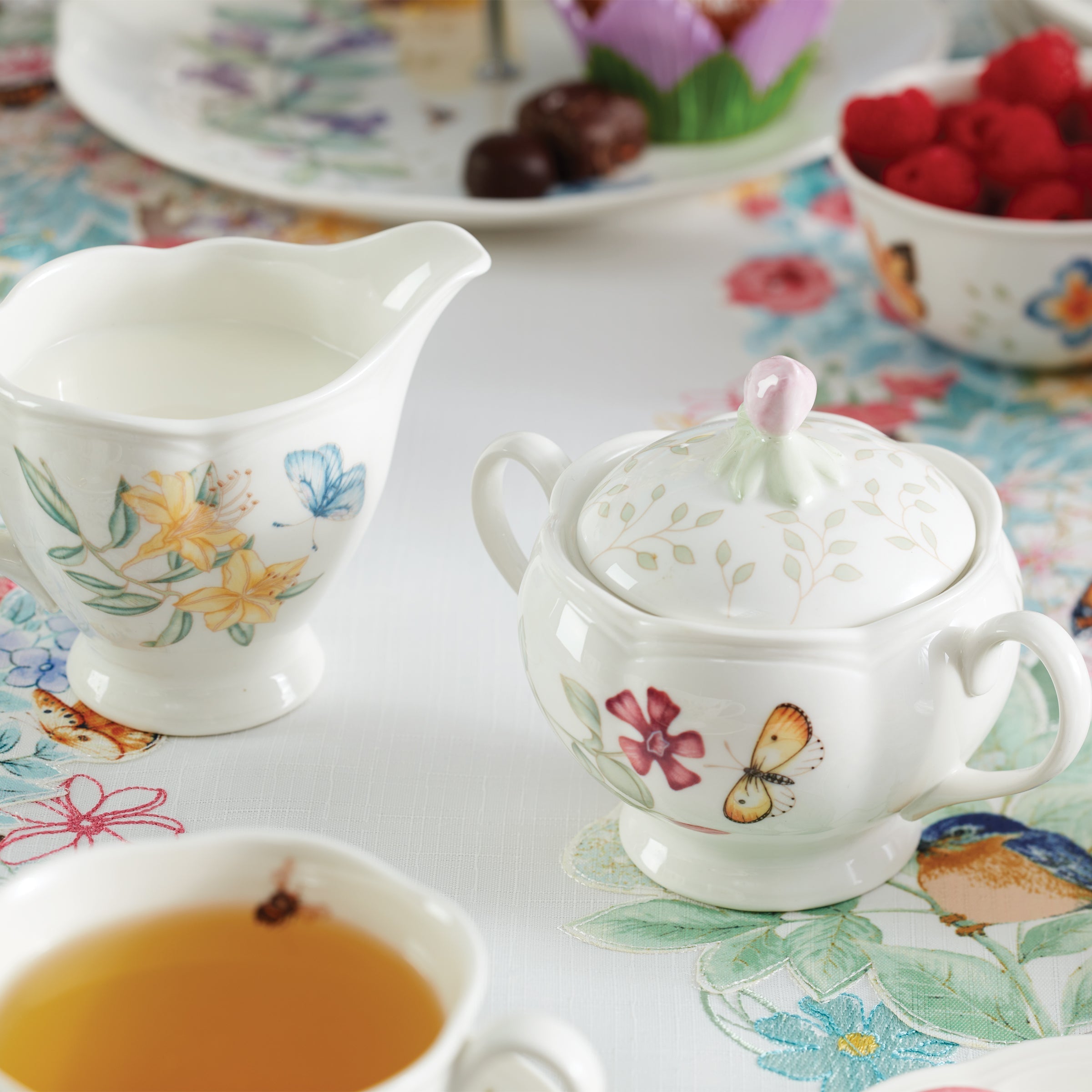 Lenox Heritage Lenox Heritage Butterfly Meadow 9-Piece Tea Set - Image 3