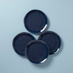 Lenox Heritage Lenox Heritage Bay Colors Blue Dinner Plates, Set of 4
