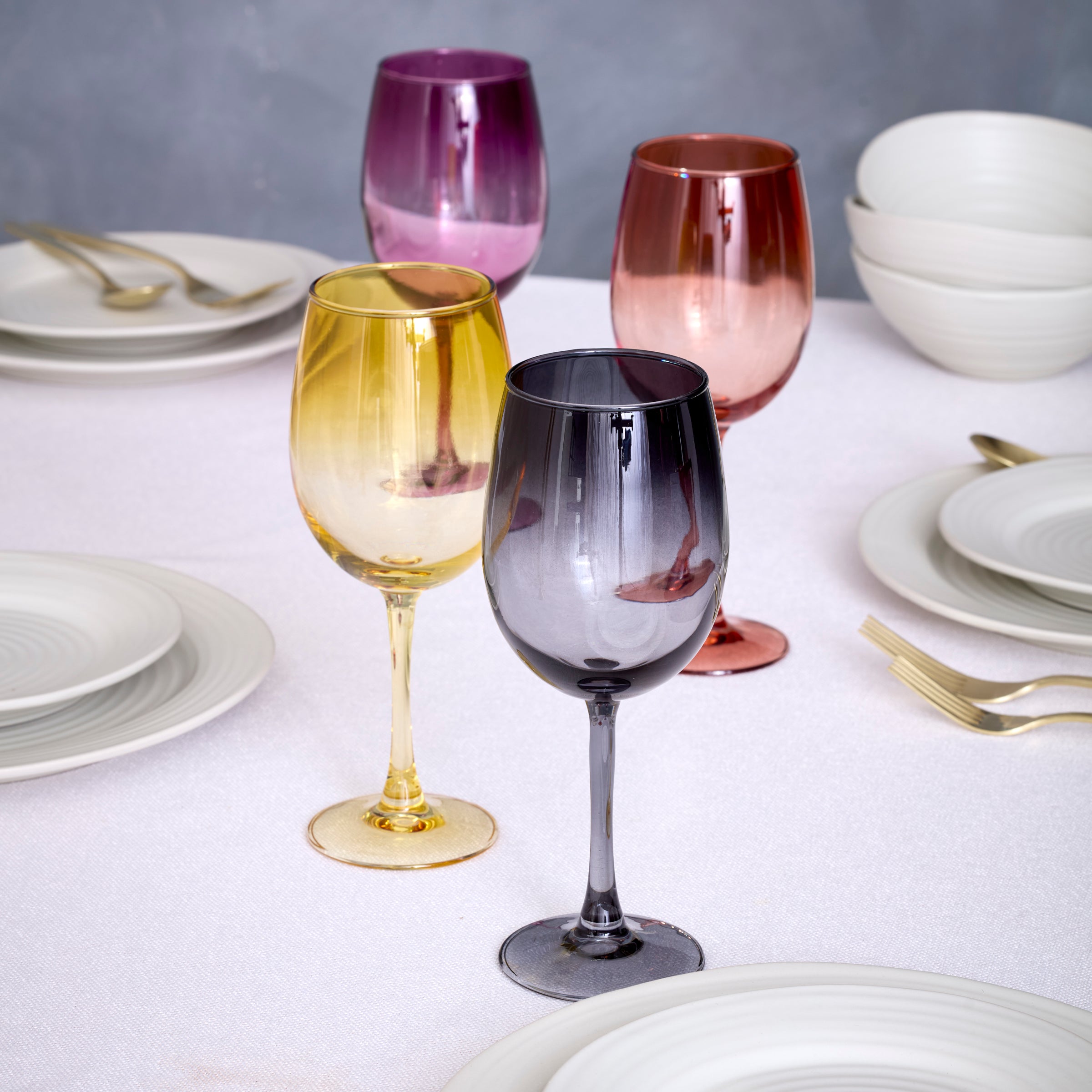 Lenox Heritage Lenox Heritage Golden Hour All-Purpose Wine Glasses, Set of 4 - Image 4