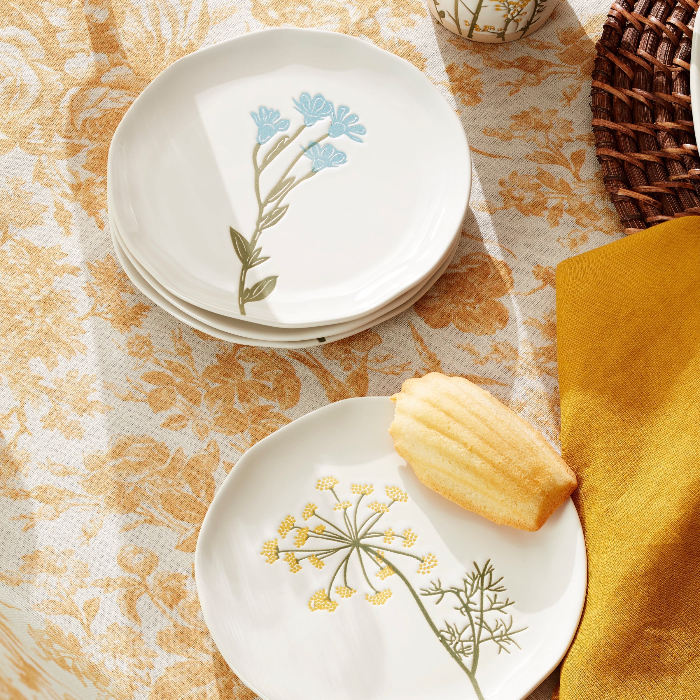 Lenox Heritage Lenox Heritage Wildflowers Tidbit Plates, Set of 4 - Image 2
