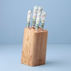 Lenox Heritage Lenox Heritage Butterfly Meadow Herbs 6-Piece Cutlery Block Set