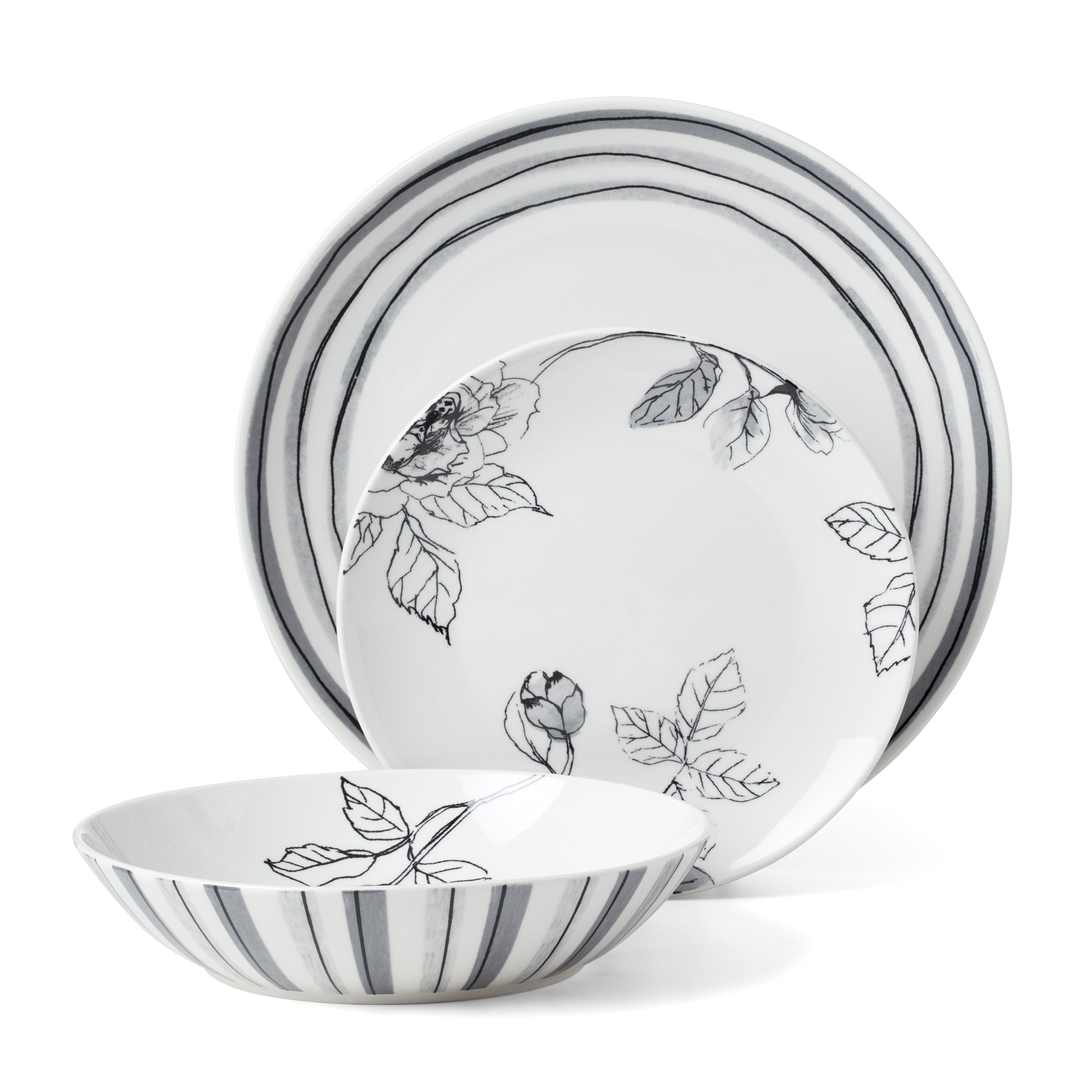 Lenox Heritage Lenox Heritage Sketchbook 12-Piece Dinnerware Set - Image 8