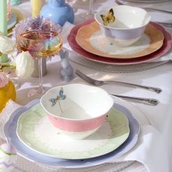 Alternative view of Lenox Heritage Lenox Heritage Butterfly Meadow Colors 4-Piece Dessert Bowl Set