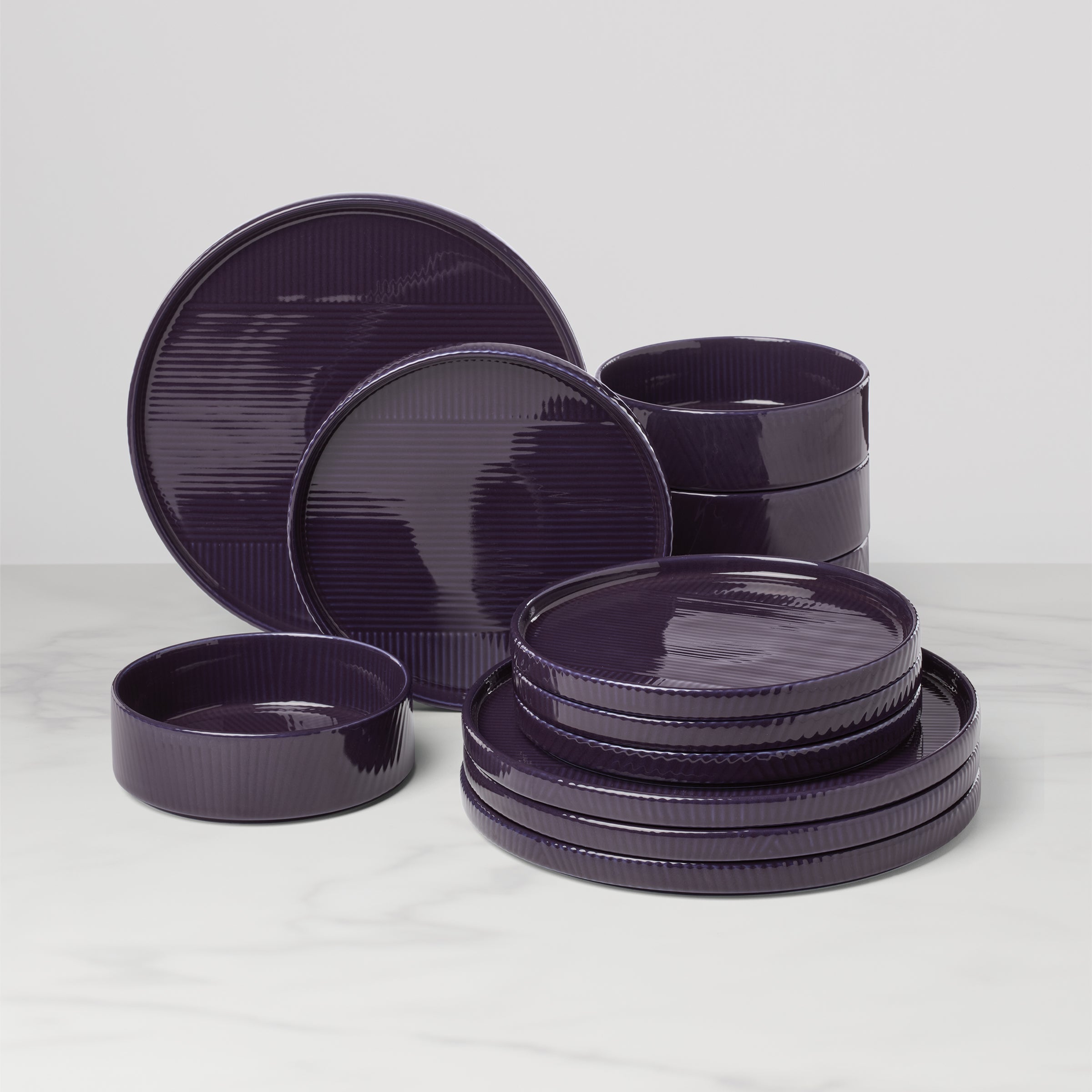 Lenox Heritage Lenox Heritage Modulus Nightshade 12-Piece Dinnerware Set