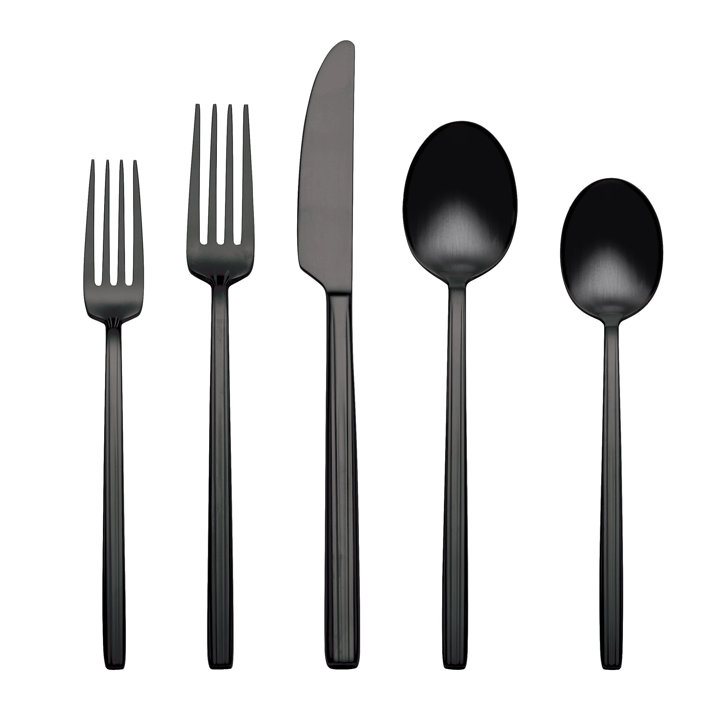 Lenox Heritage Lenox Heritage Dean Black Satin 20-Piece Flatware Set
