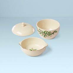 Alternative view of Lenox Heritage Lenox Heritage Holiday Stackable Bowls 3-Piece Set