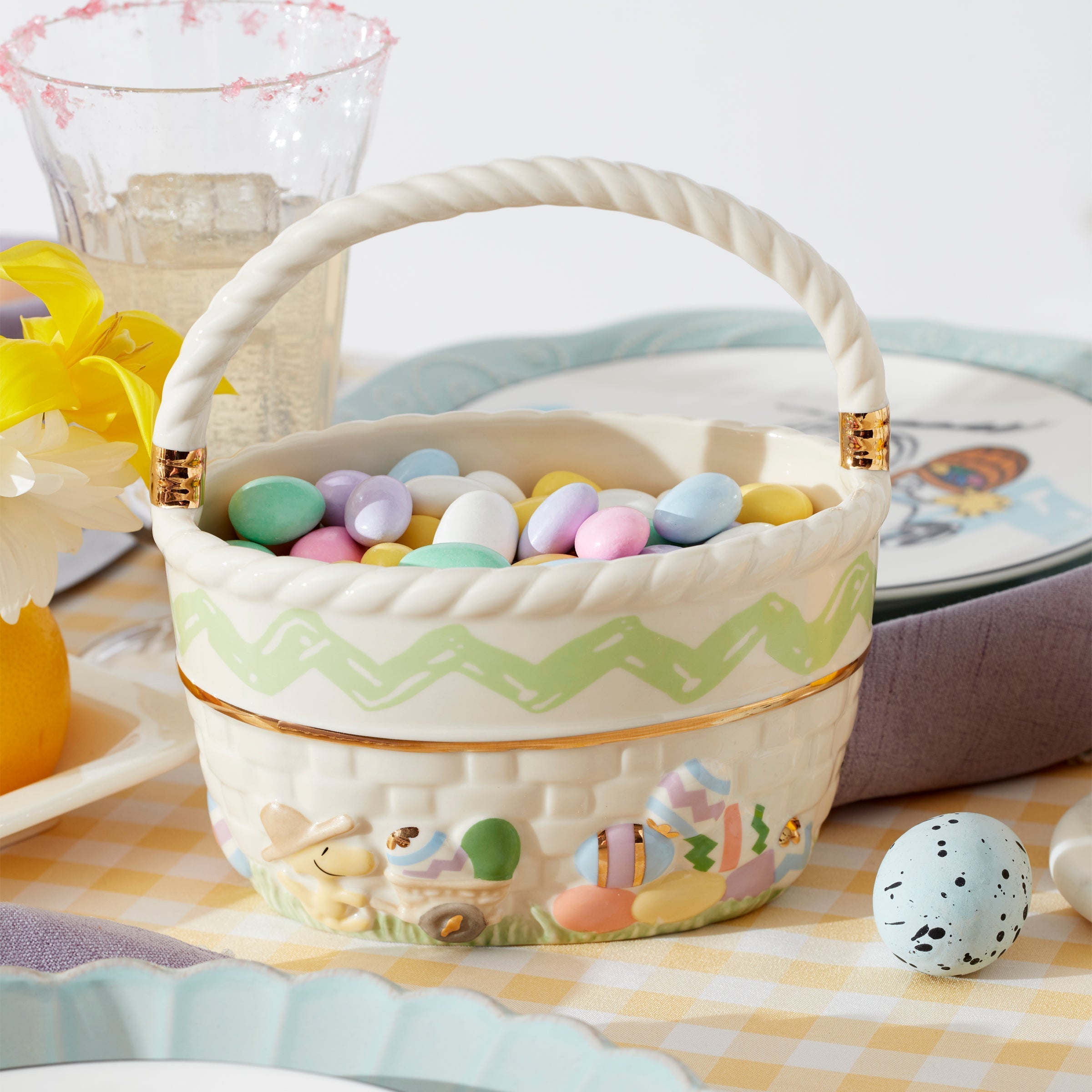 Lenox Heritage Lenox Heritage Snoopy Easter Basket - Image 3