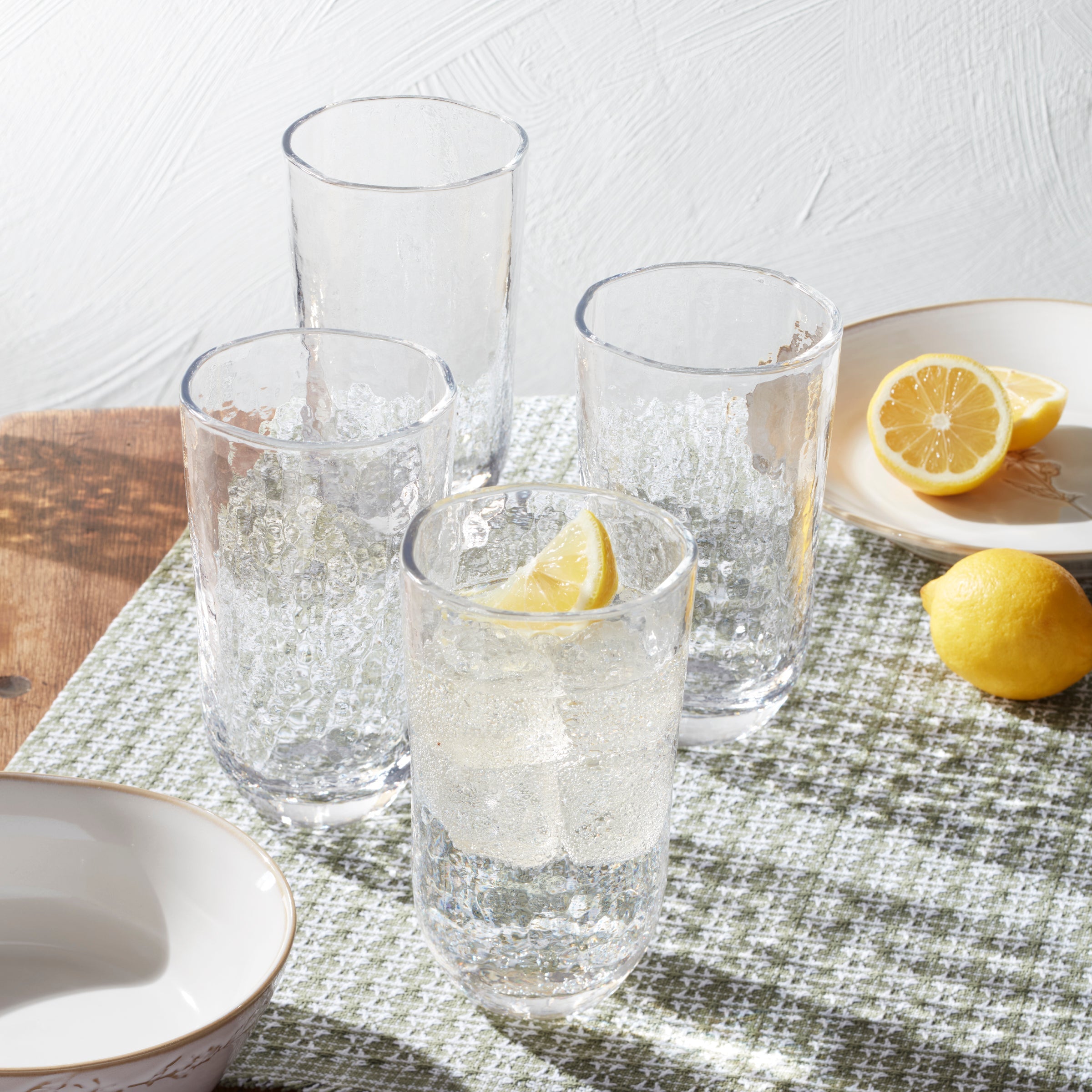 Lenox Heritage Lenox Heritage Homespun Clear Tall Tumbler - Set Of 4 - Image 4