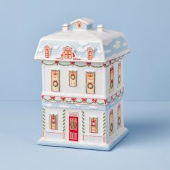 Alternative view of Lenox Heritage Lenox Heritage Lenox Holiday Village Christmas Cookie Jar