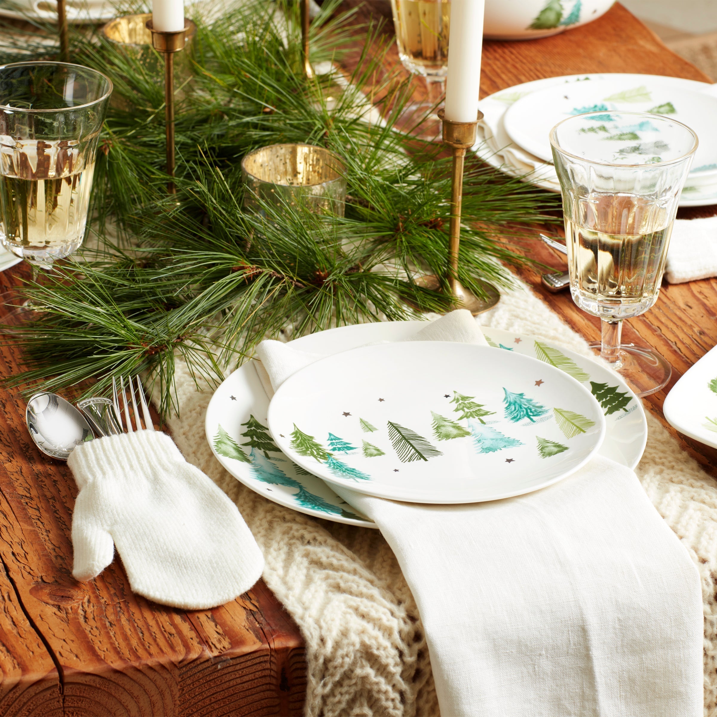 Lenox Heritage Lenox Heritage Balsam LaneTidbit Plates, Set of 4 - Image 3