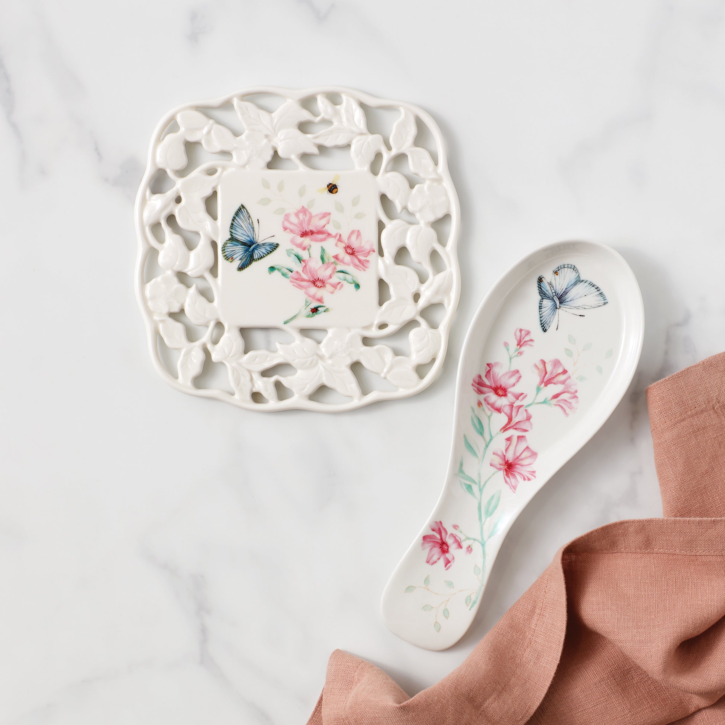 Lenox Heritage Lenox Heritage Butterfly Meadow Spoon Rest - Image 3