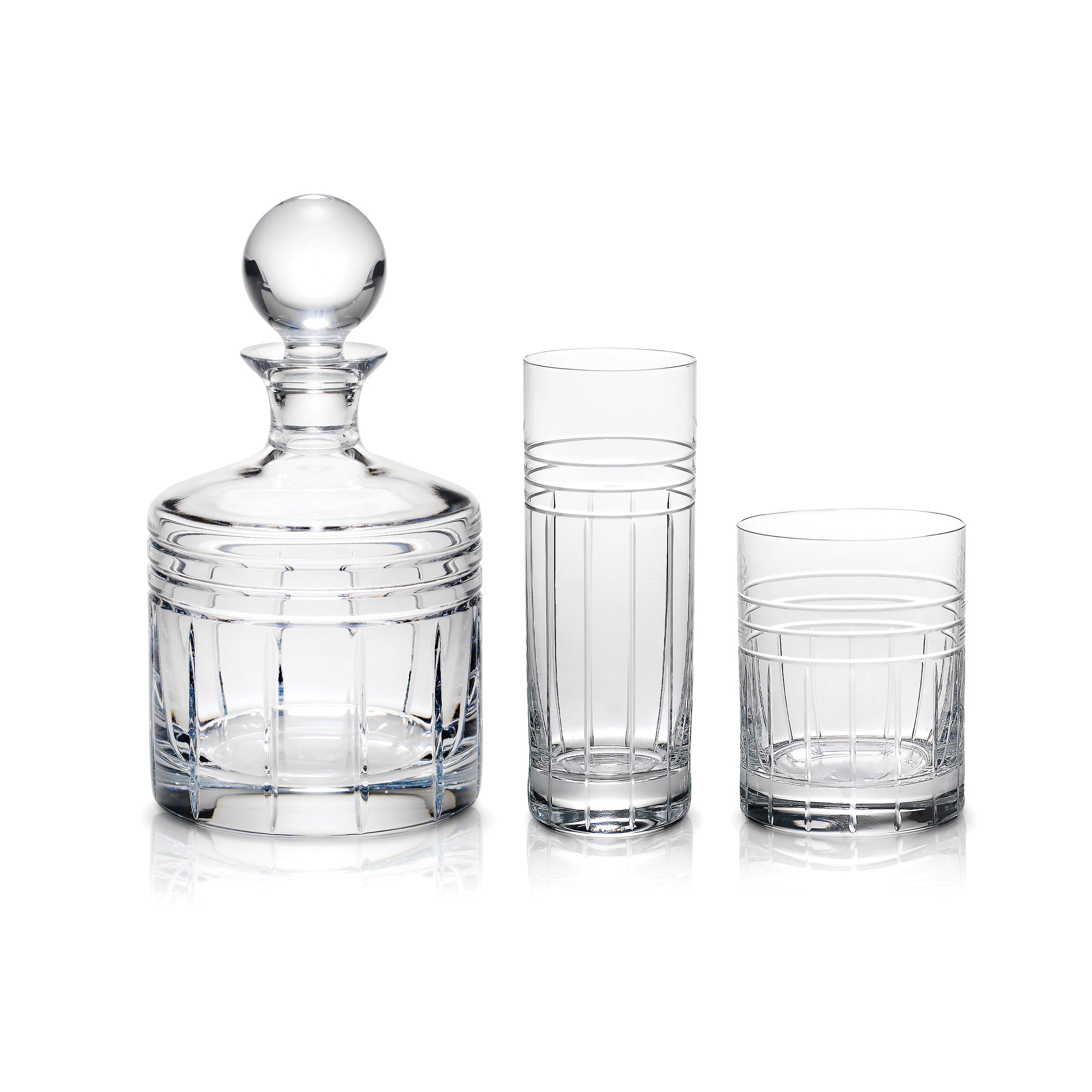 Lenox Heritage Lenox Heritage Tempo Crystal Double Old Fashion Glasses, Set of 4 - Image 4