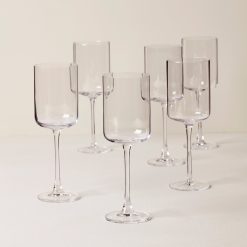 Lenox Eternal Tuscany Classics Straight White Wine Glasses, Set of 6