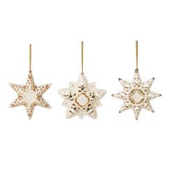 Alternative view of Lenox Heritage Lenox Heritage Pierced Star Ornaments Set of 3