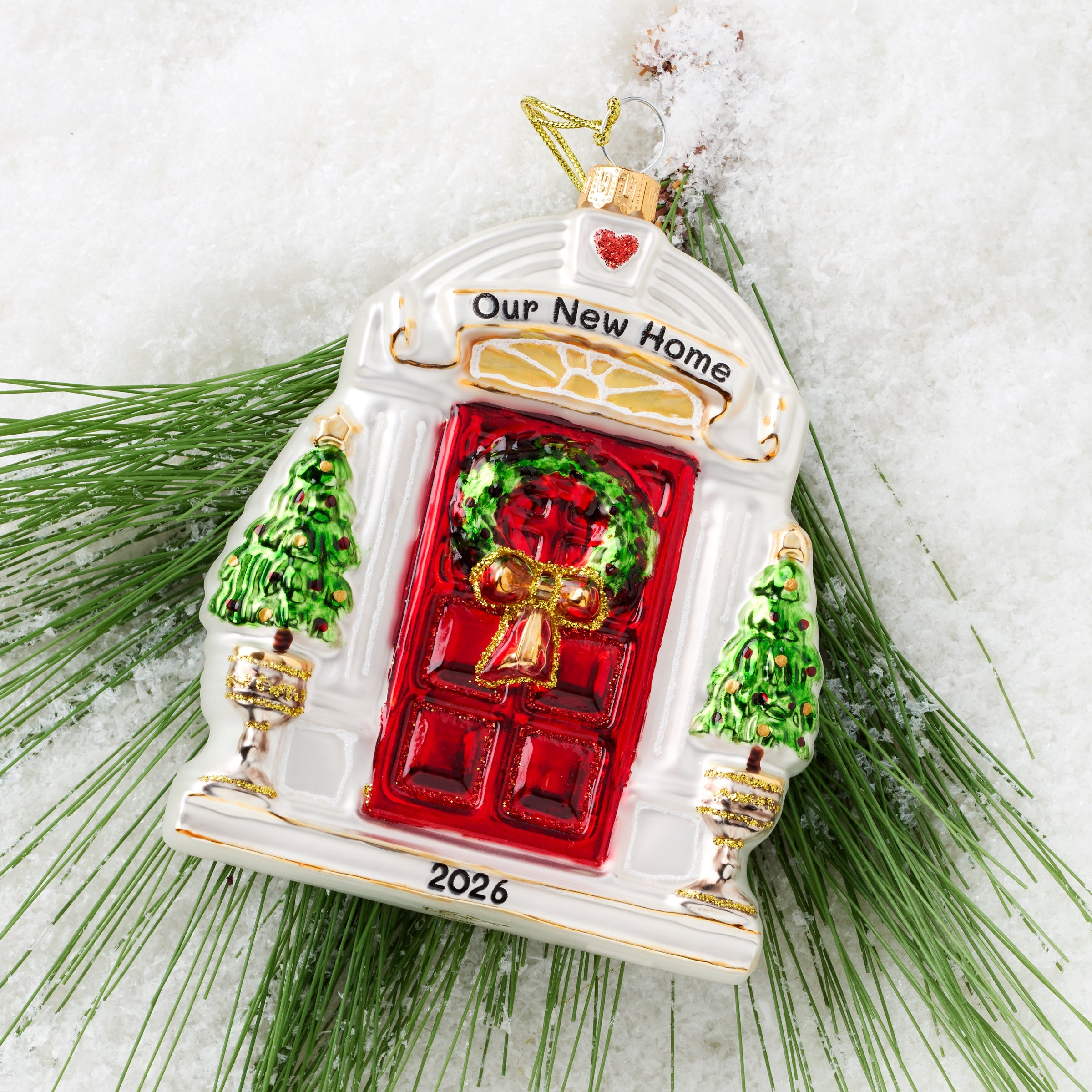 Lenox Heritage Lenox Heritage 2026 Retro Blown Glass New Home Ornament - Image 3