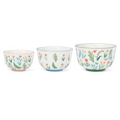 Lenox Heritage Lenox Heritage First Blooms 3-Piece Nesting Bowl Set