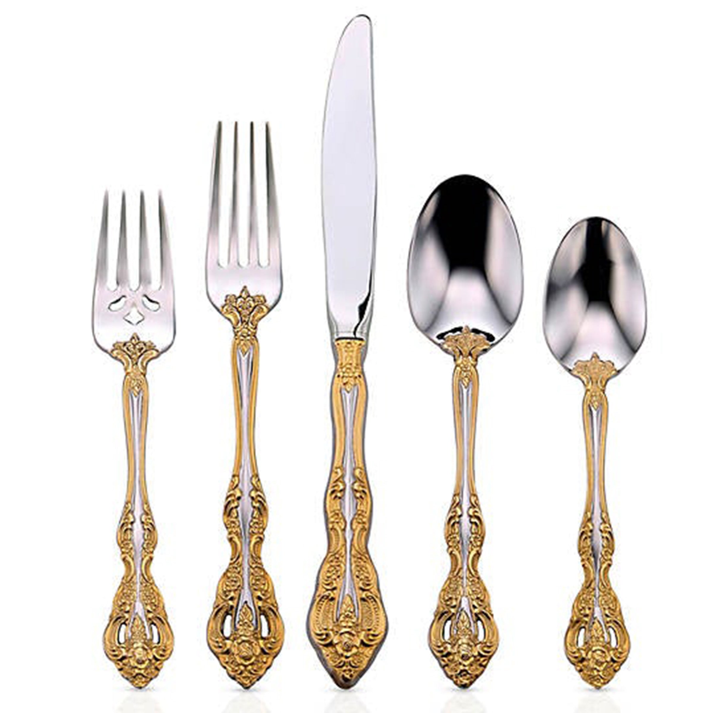 Lenox Heritage Lenox Heritage Golden Michelangelo 20-Piece Flatware Set