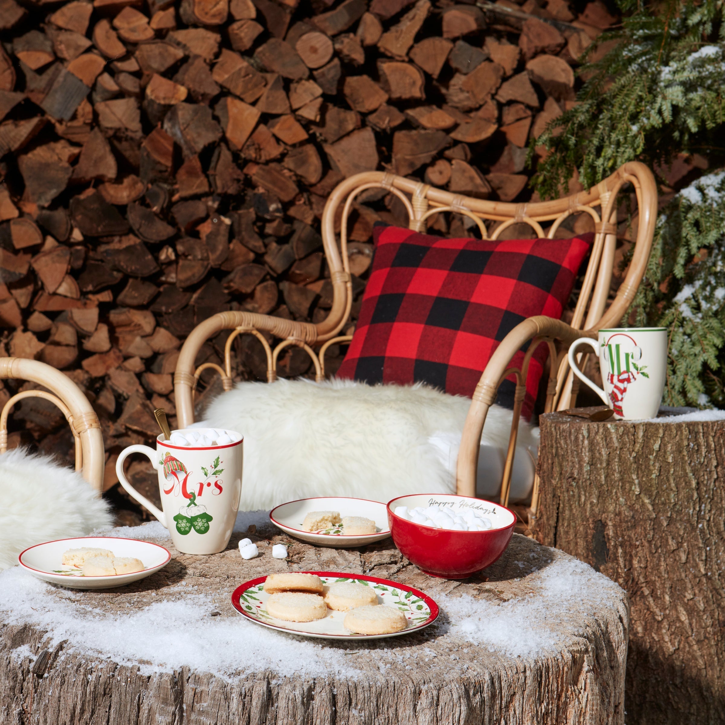 Lenox Heritage Lenox Heritage Holiday Accent Plates, Set of 6 - Image 4