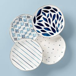 Lenox Heritage Lenox Heritage Blue Bay Dessert Plates, Set of 4