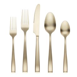 Lenox Heritage Lenox Heritage Samira Champagne Satin 20-Piece Flatware Set