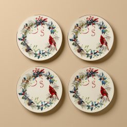 Lenox Heritage Lenox Heritage Winter Greetings Salad Plates, Set of 4