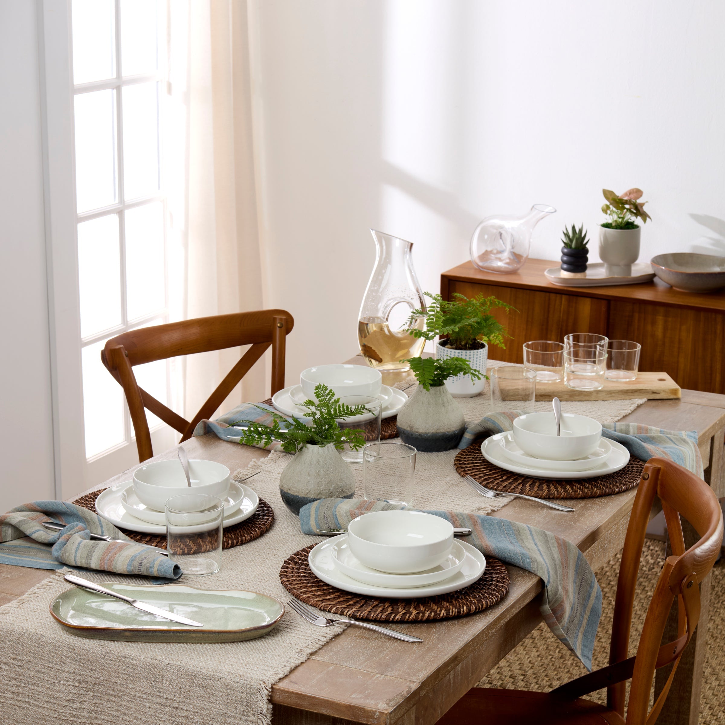 Lenox Heritage Lenox Heritage 24 Seven White 18-Piece Dinnerware Set - Image 2