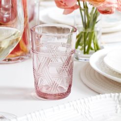 Alternative view of Lenox Heritage Lenox Heritage Butterfly Meadow Pink Tall Glasses, Set of 4