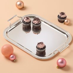 Alternative view of Lenox Heritage Lenox Heritage Silverplate Rectangular Tray With Handles