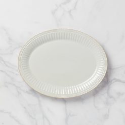 Lenox Heritage Lenox Heritage French Perle Groove White Platter