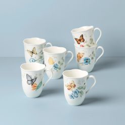 Lenox Heritage Lenox Heritage Butterfly Meadow Mugs, Set of 6