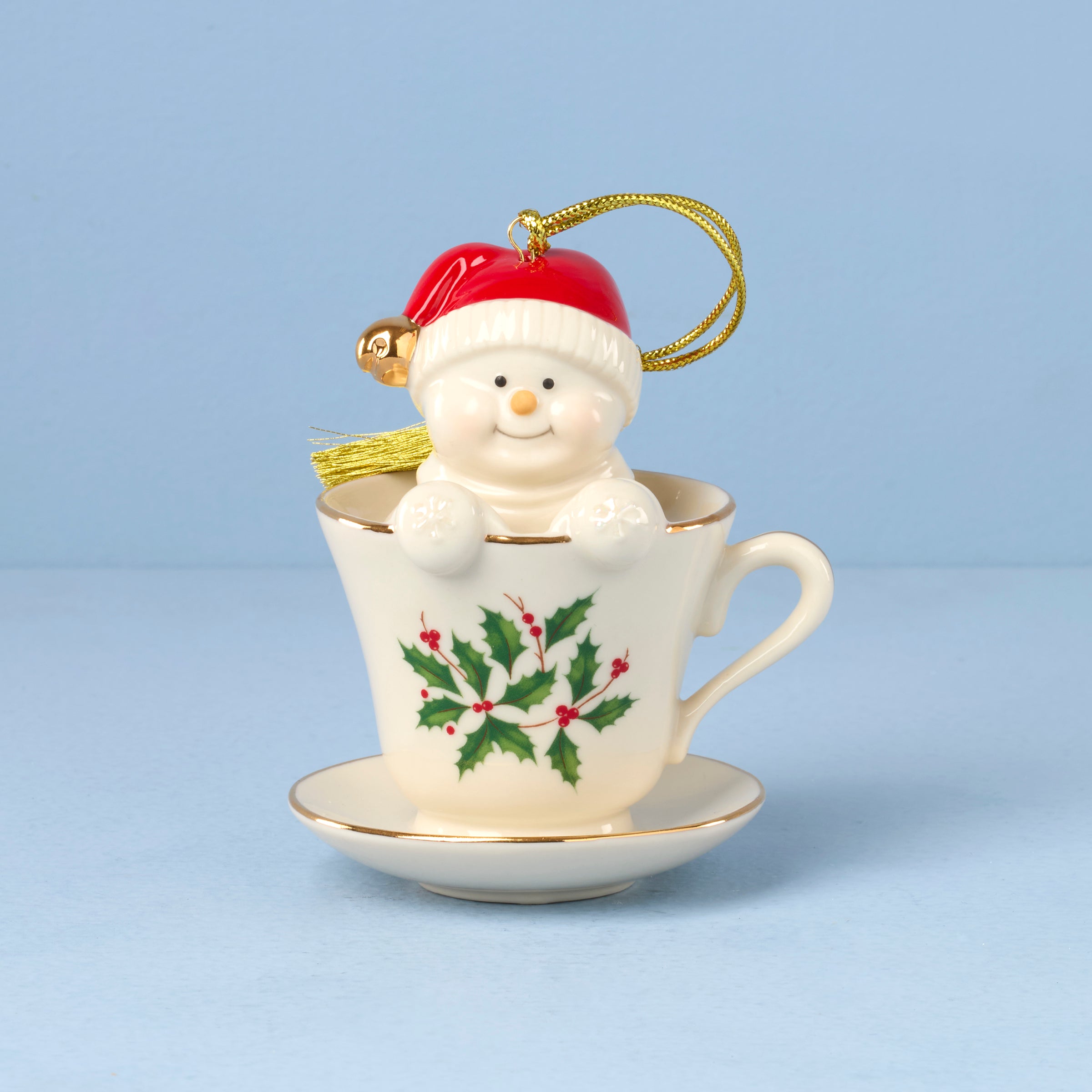 Lenox Heritage Lenox Heritage Coffee Tea & Me Snowman Ornament