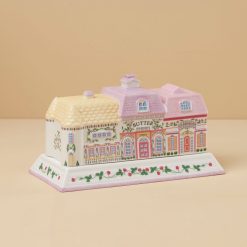 Lenox Heritage Lenox Heritage Lenox Spice Village Covered Butter Dish