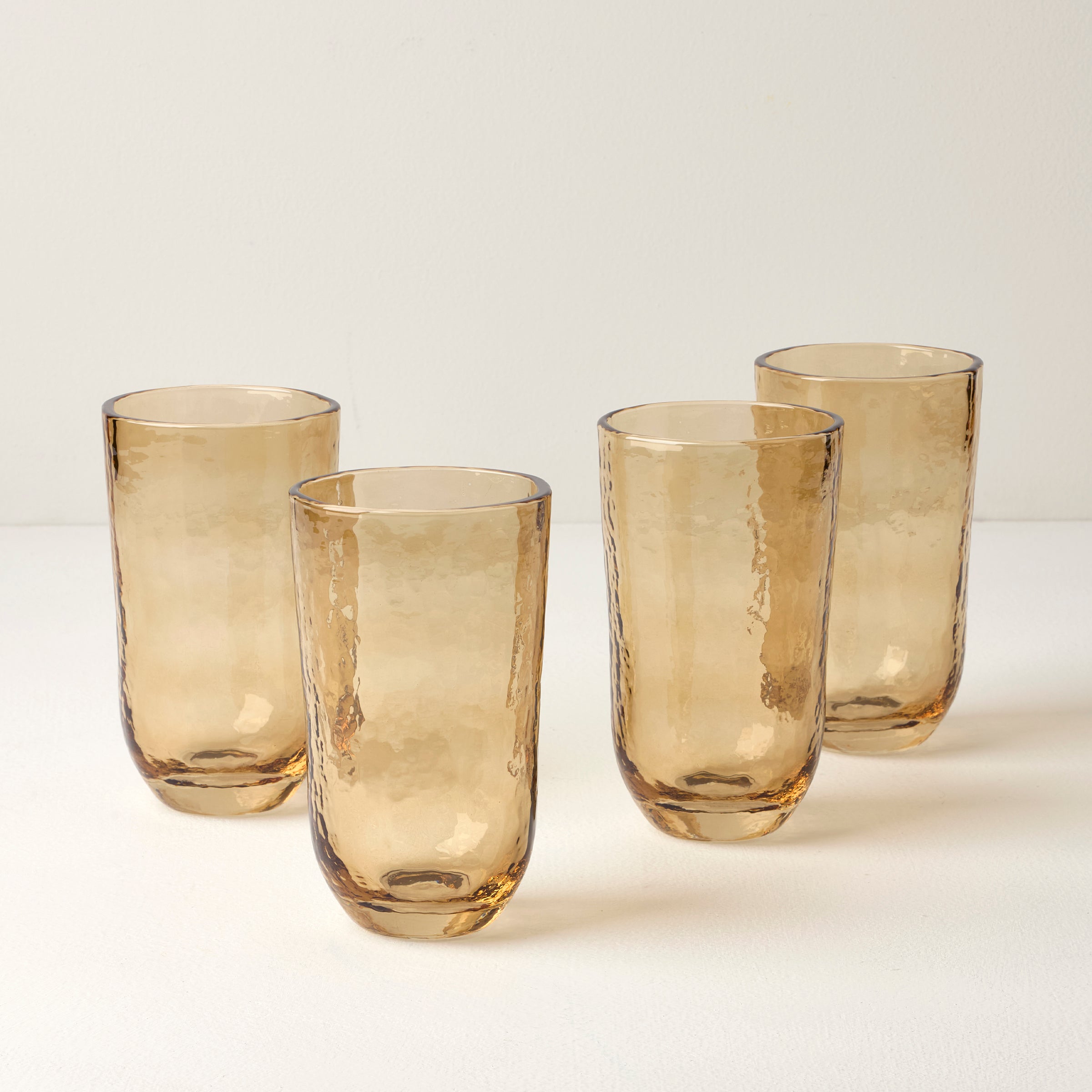 Lenox Heritage Lenox Heritage Homespun Amber Tall Tumbler - Set Of 4