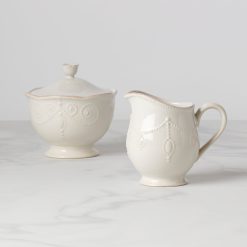 Lenox Heritage Lenox Heritage French Perle White Sugar & Creamer