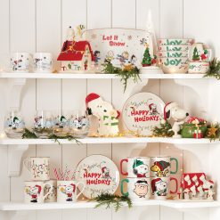 Alternative view of Lenox Heritage Lenox Heritage Snoopy Christmas Accent Plates, Set of 4