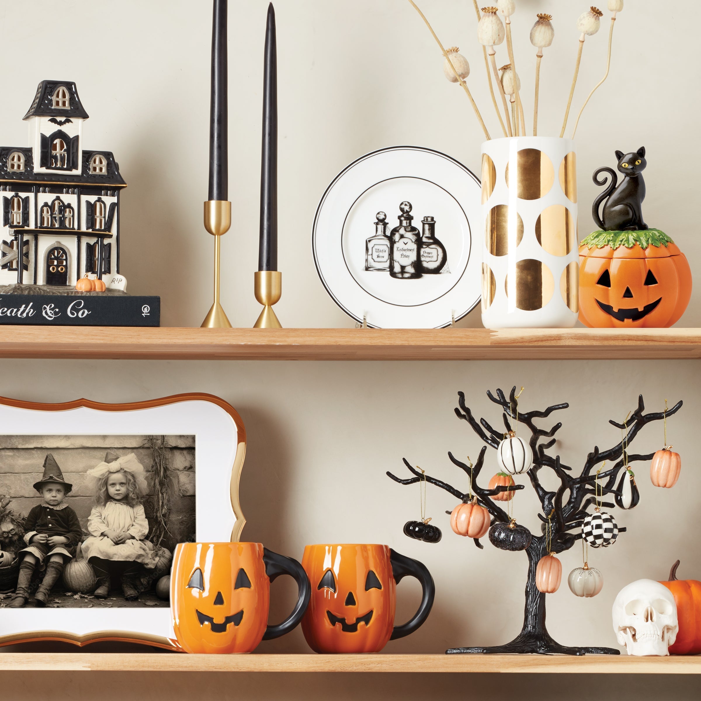 Lenox Heritage Lenox Heritage Haunted Halloween Covered Candy Jar - Image 4