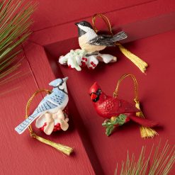 Alternative view of Lenox Heritage Lenox Heritage Winter Birds Ornaments, Set of 3
