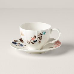 Lenox Heritage Lenox Heritage Sprig & Vine White Teacup & Saucer